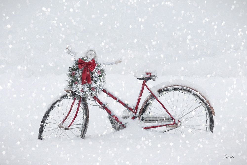 Lighted Christmas Bike