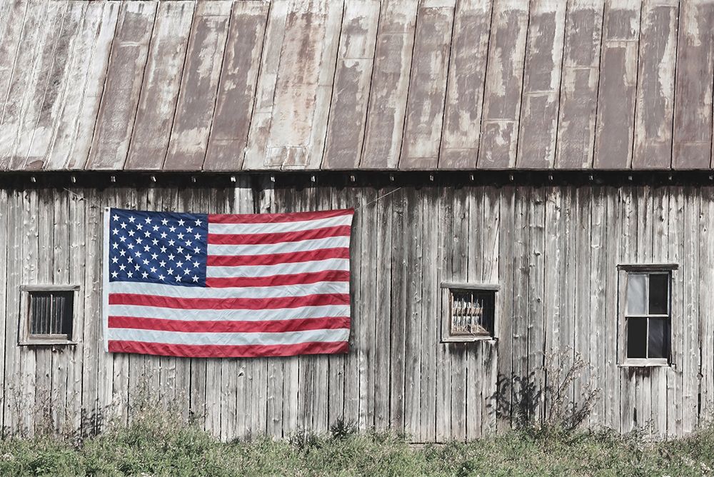 Old Patriotic Barn