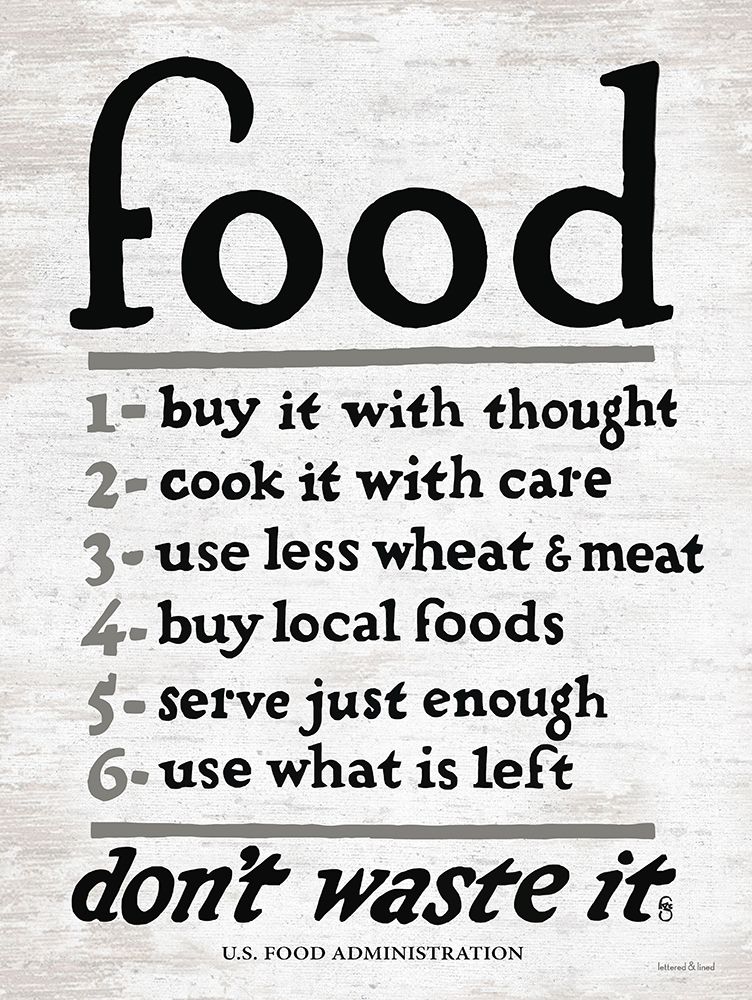 Food - Dont Waste It