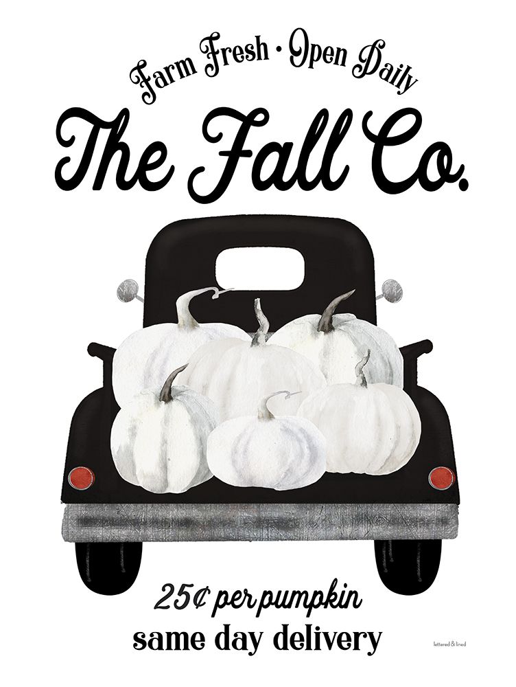 The Fall Co. Pumpkin Truck