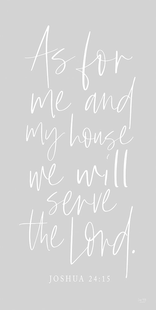 As For Me and My House