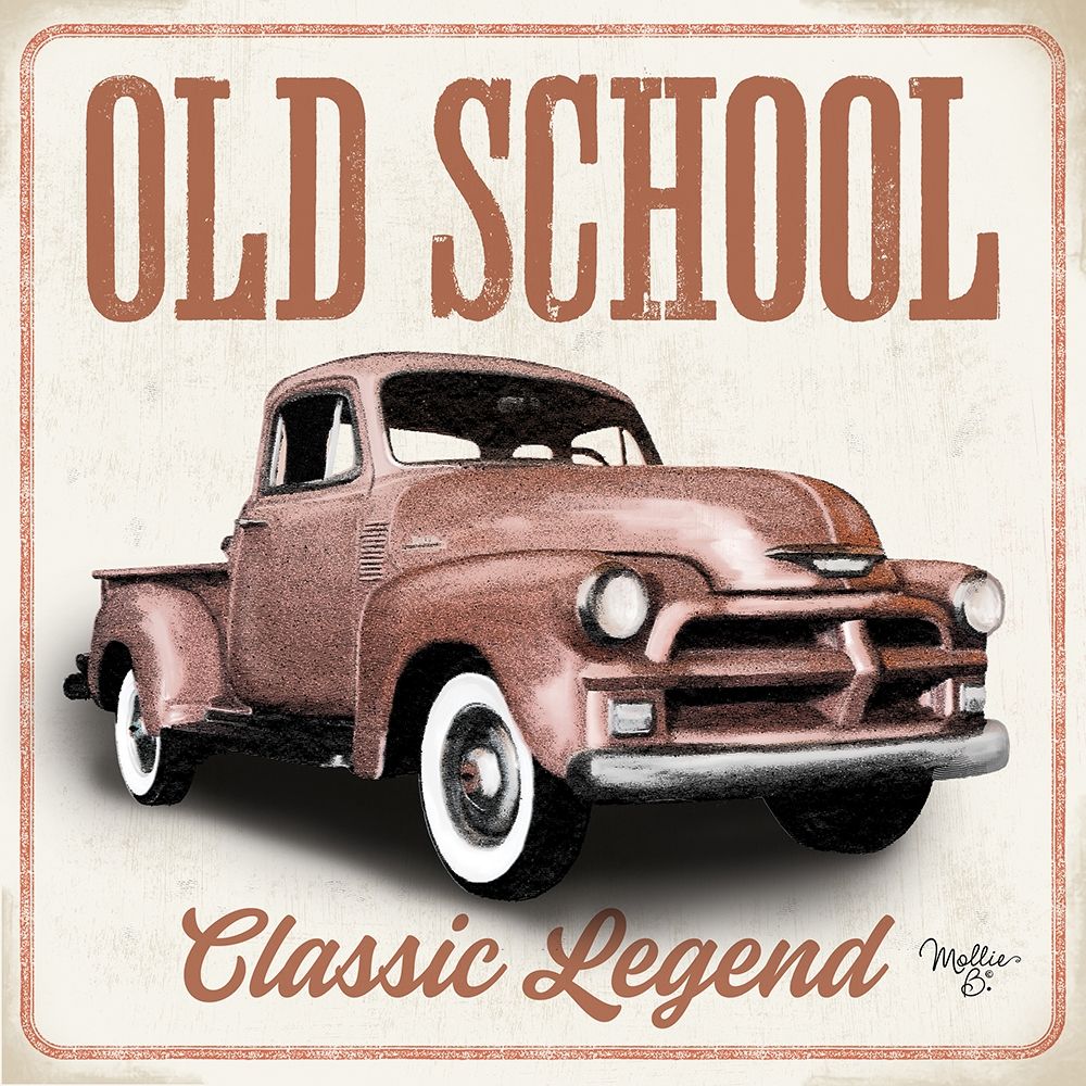 Old School Vintage Trucks I