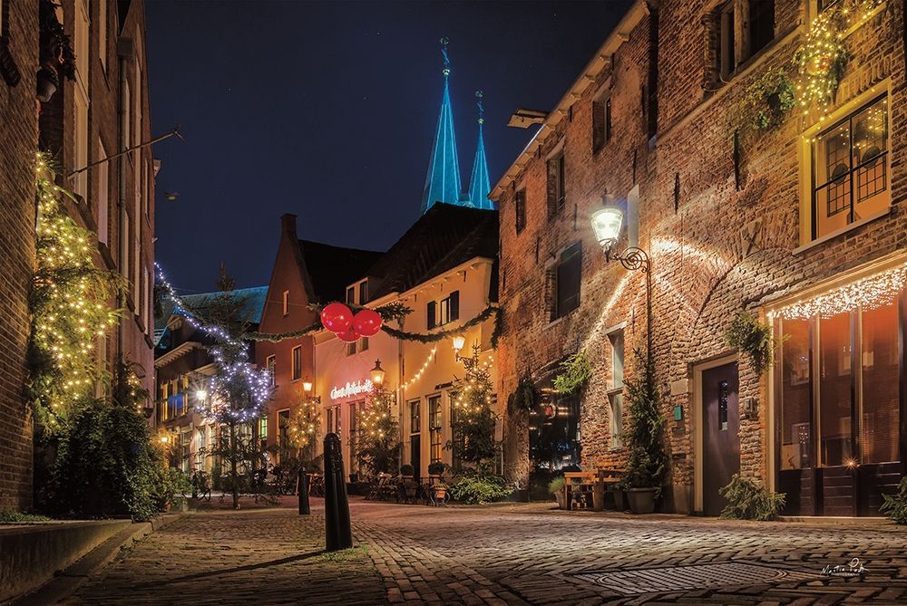 Winter Nighttime Street 2