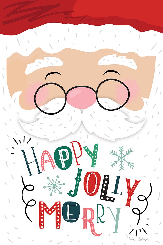 Happy Jolly Merry Santa