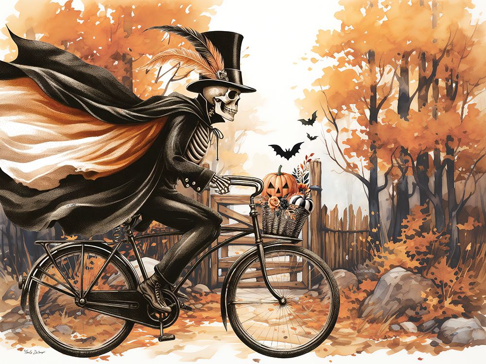 Halloween Skeleton Bicycle