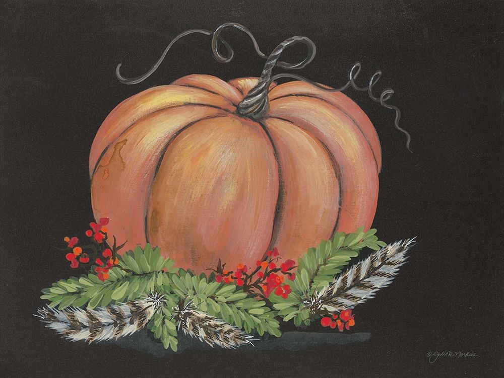 Pumpkin and Feathers