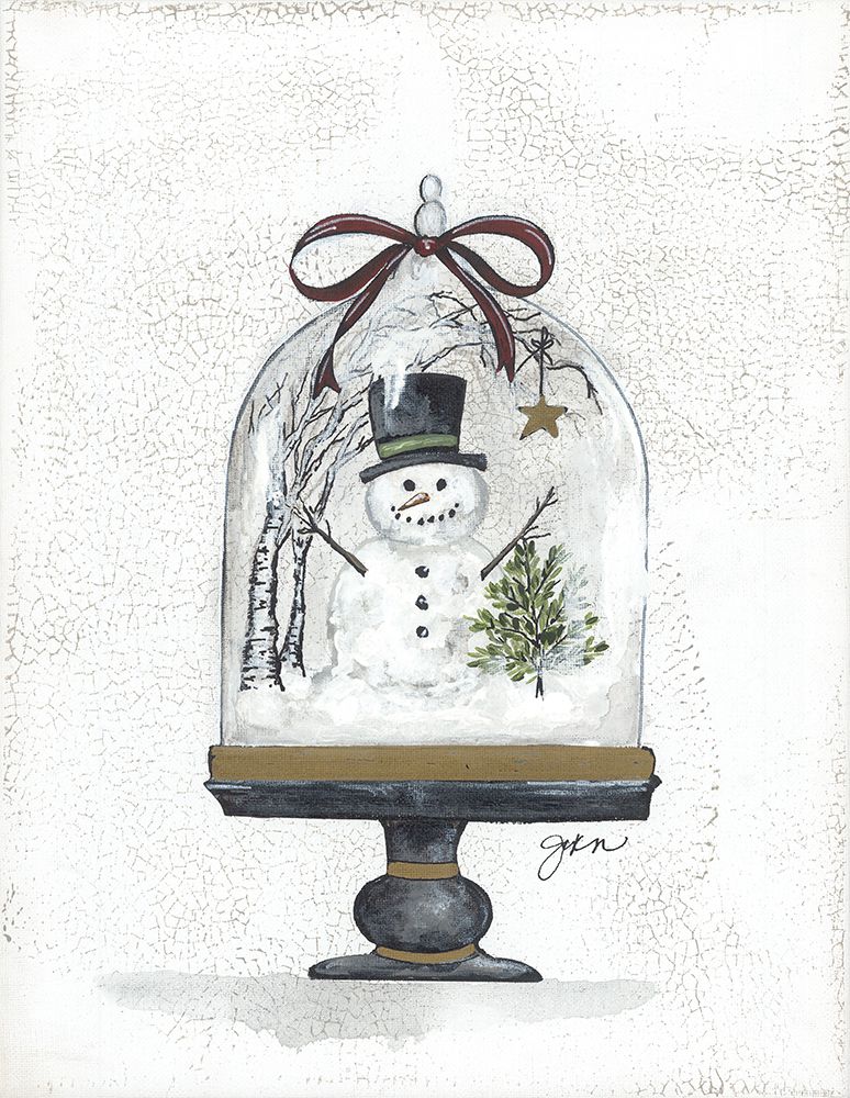 Snowman Cloche