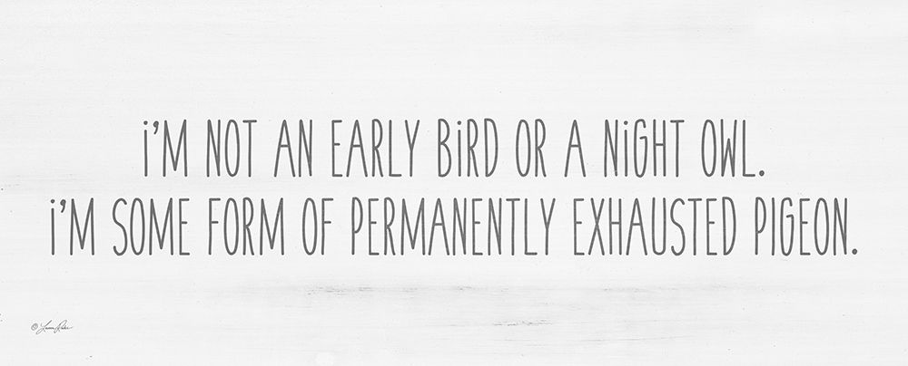 Exhausted Pigeon