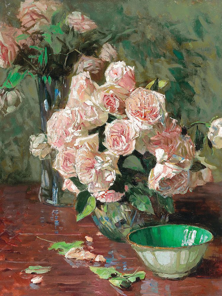 Pink Roses Still Life