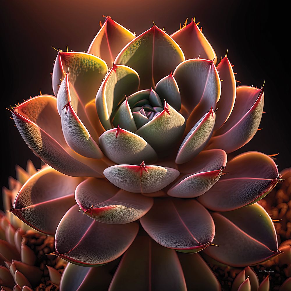 Succulent Sunset I