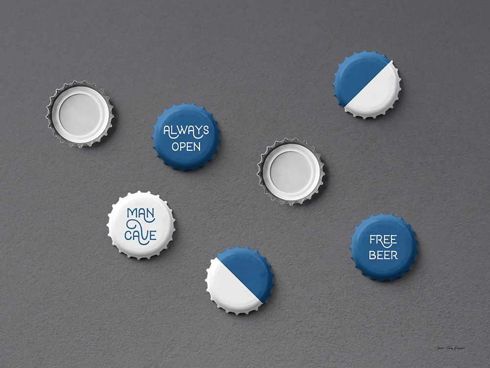 Man Cave Bottle Caps