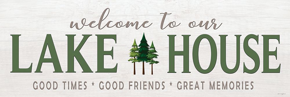 Lake House Sign - Pine Trees