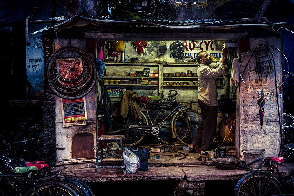 The bike repairman
