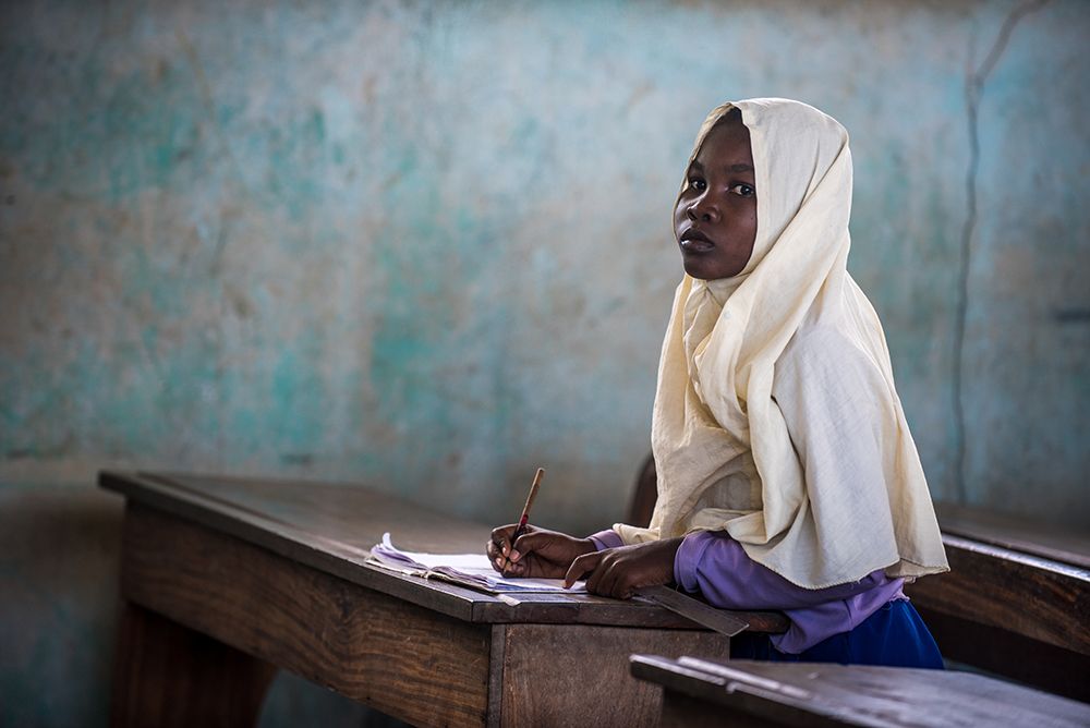 African school girl
