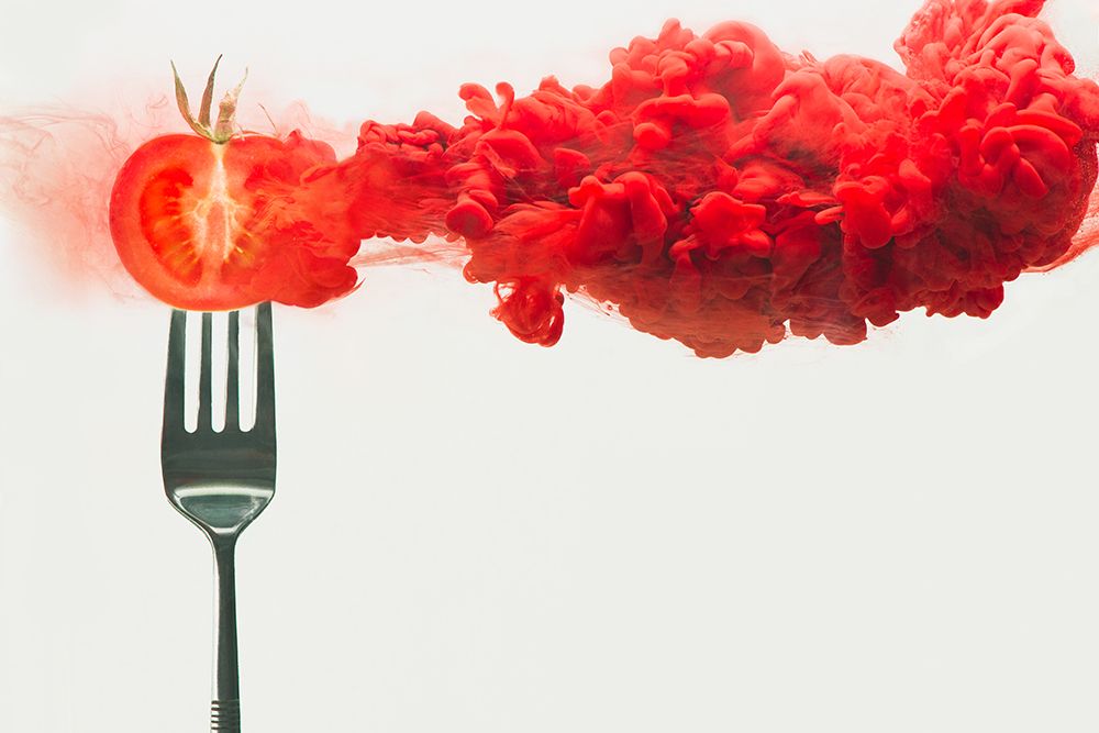 Disintegrated Tomato
