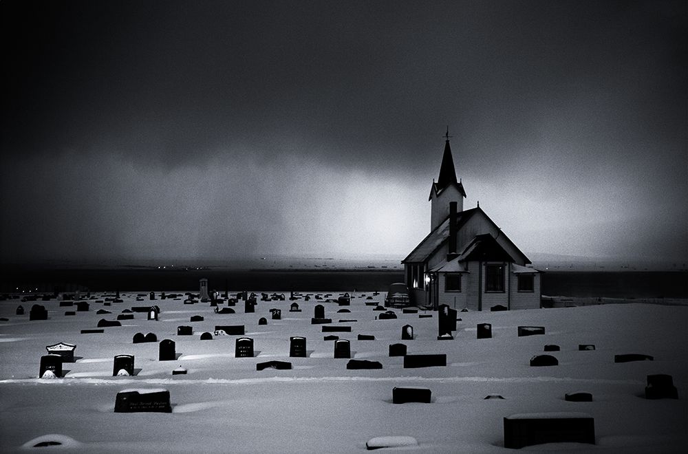 White Chapel before storm