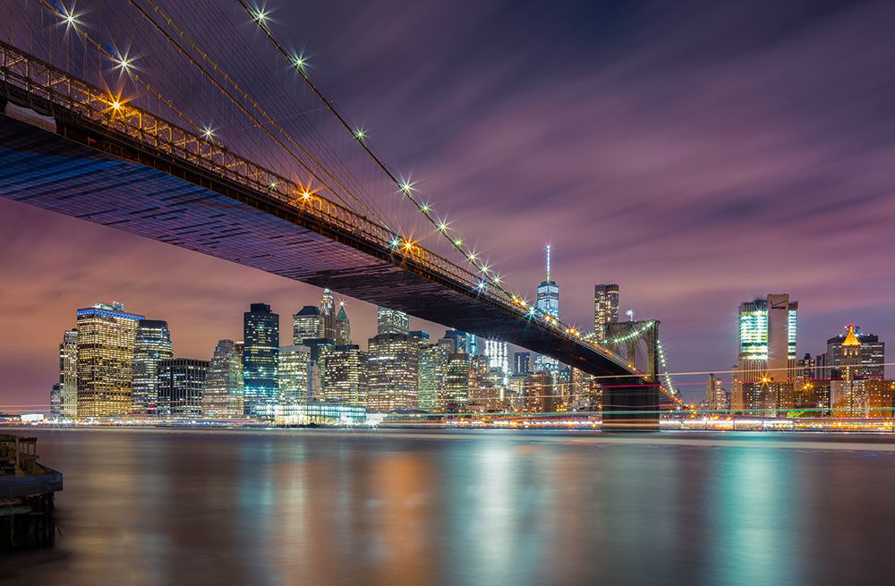 Brooklyn Bridge At Night