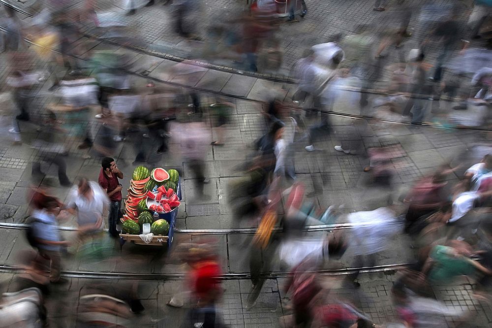 the  chaos of the city