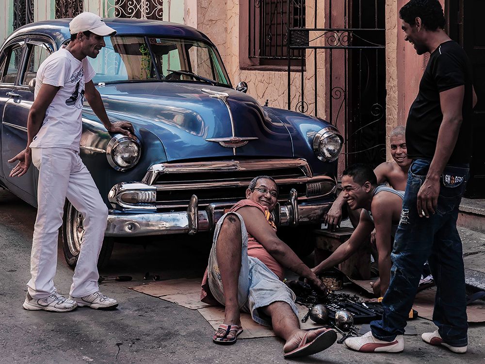 Repairing a car
