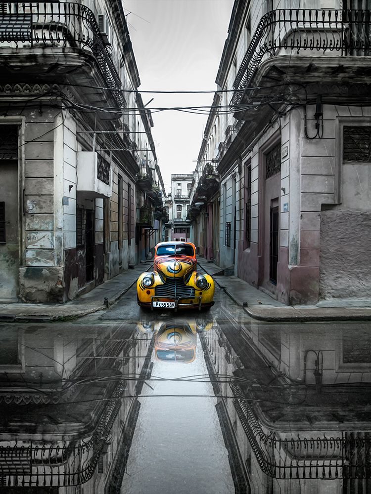 Classic Old Car In Havana-Cuba