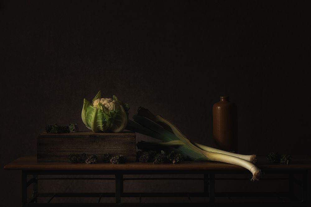 Still life winter vegetables