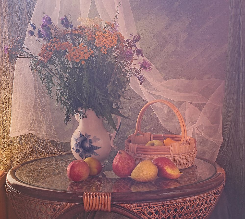 still life with pears