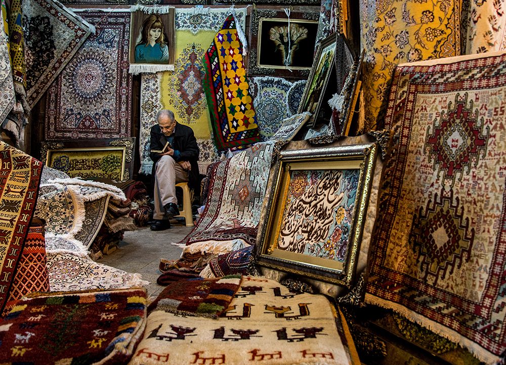 Carpet shop in Kerman