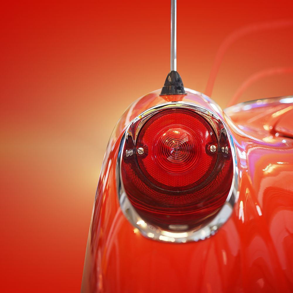 Us Classic Car 1957 Corvette