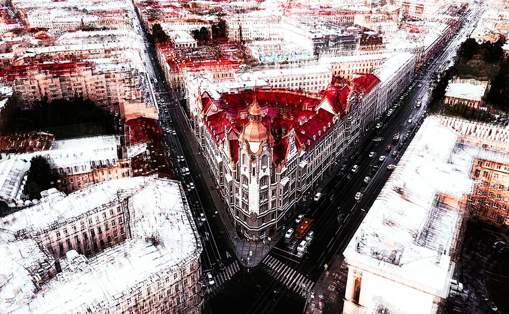 the red arrow