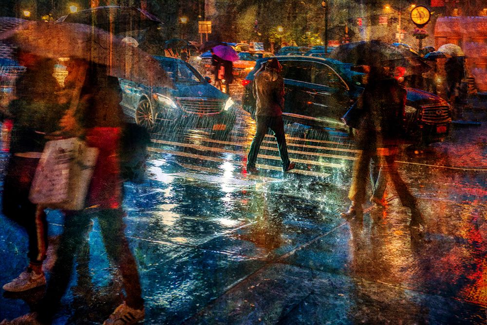 Rain in the city