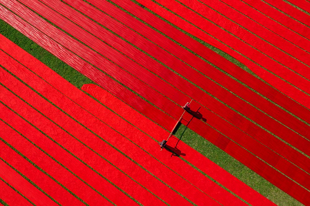 Drying fabrics
