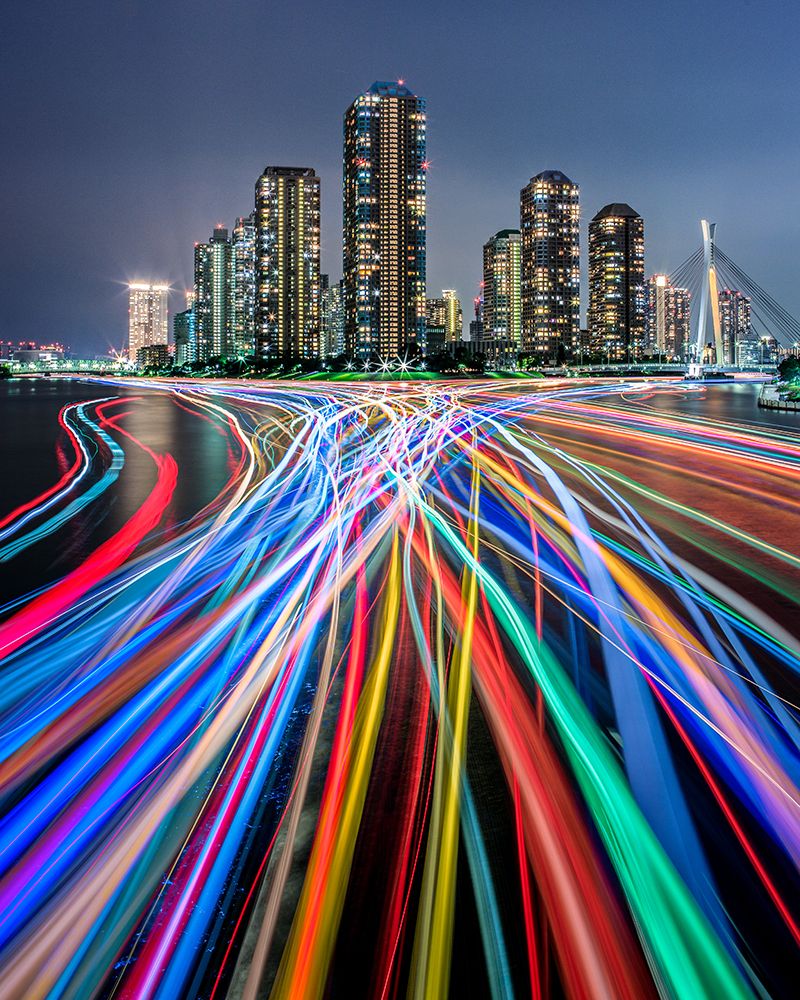 Colors on river