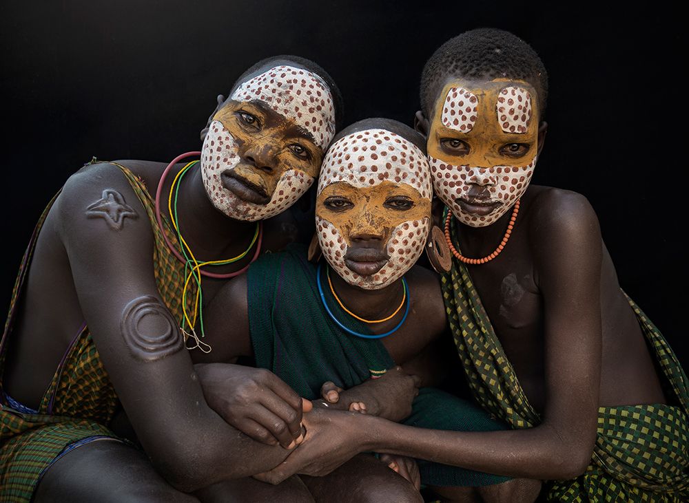 Ethiopian Suri tribes