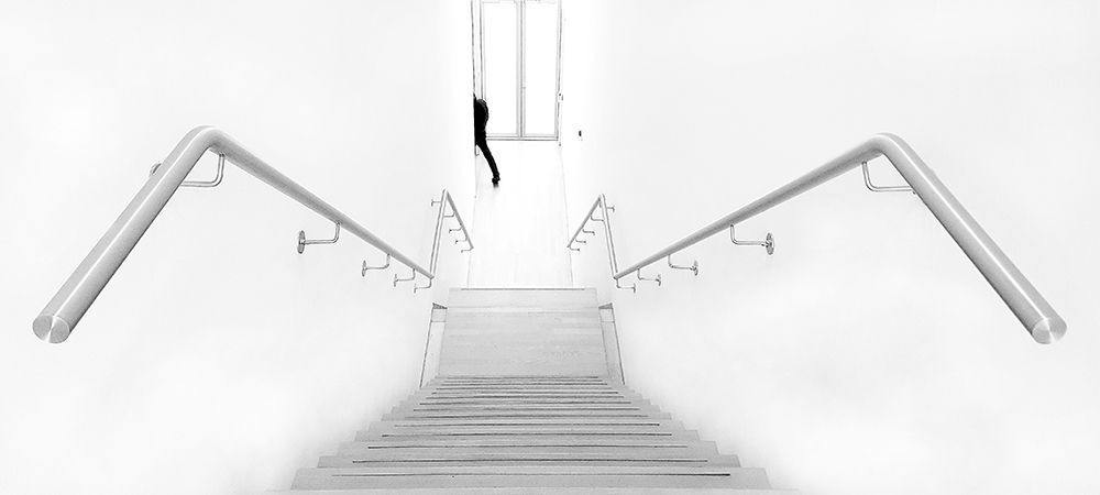 Black in white surroundings.....!