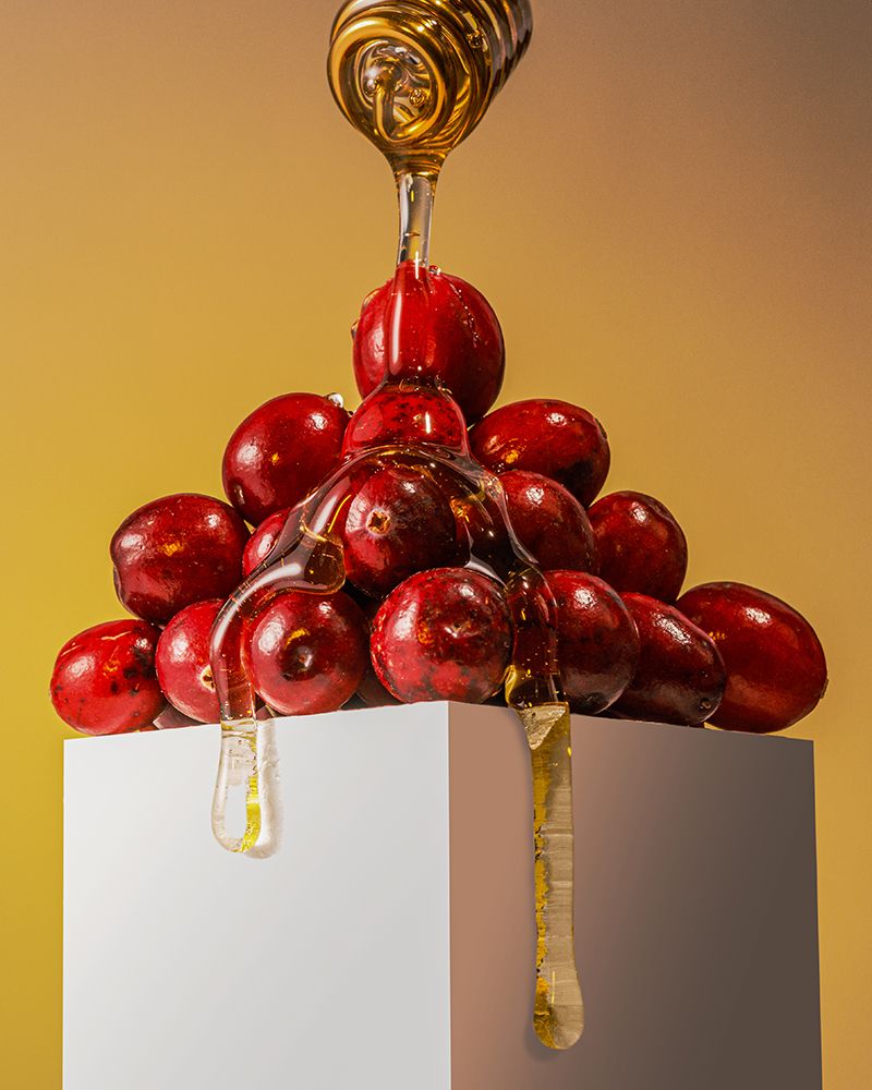 Cranberries With Honey