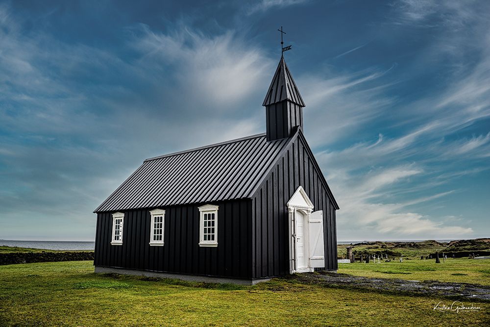 Black Church In Iceland