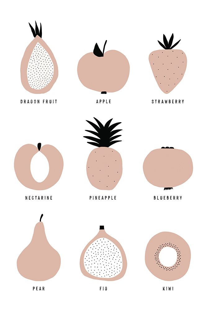 Pastel Fruits