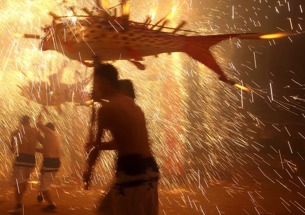 Pu Village Fire Dragon Celebration Lantern Festival