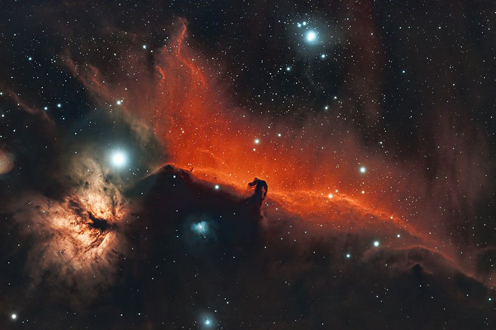 Horsehead Amd Flame Nebula
