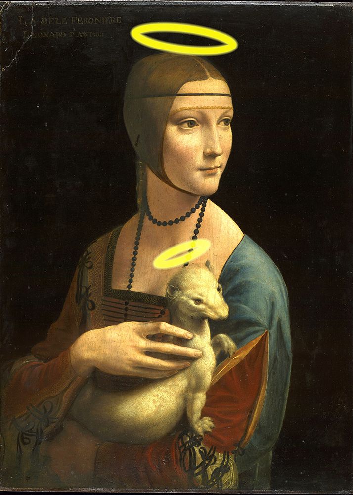 Lady with a halo