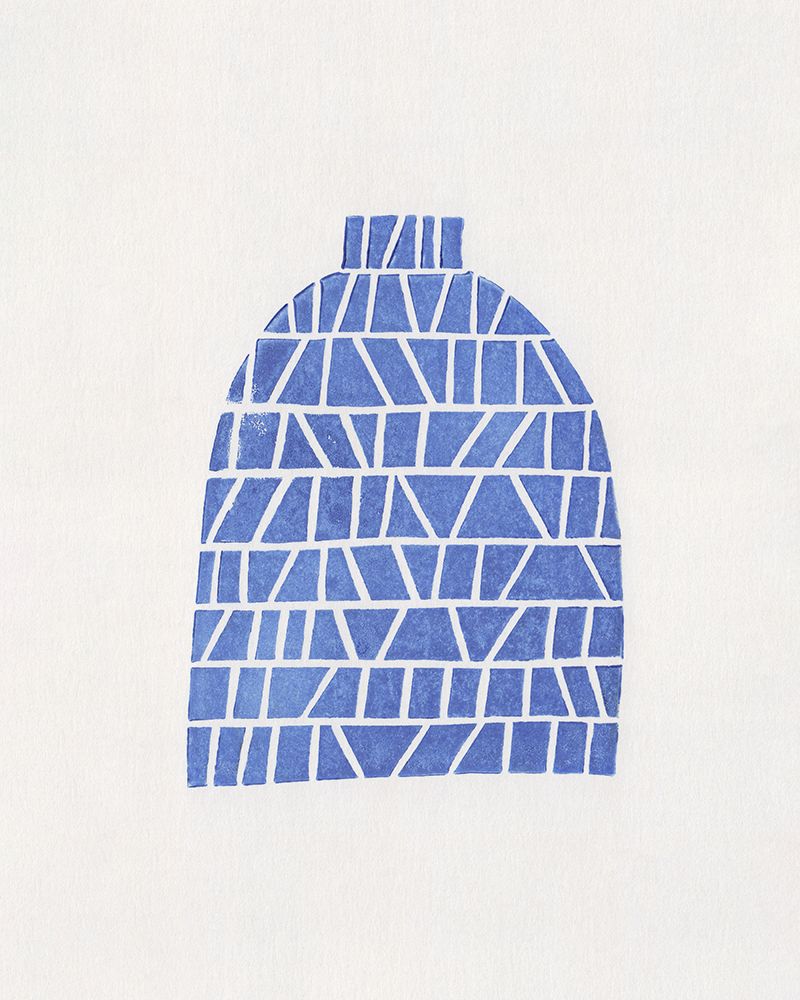 Linocut Vase #5