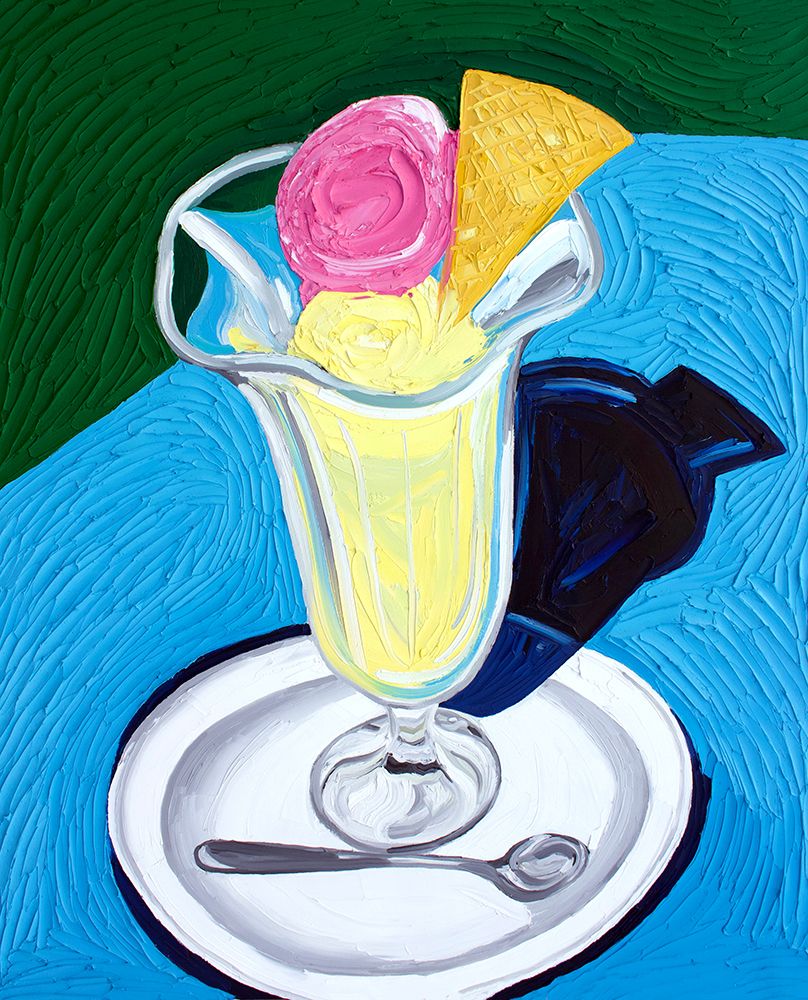 Raspberry and Vanilla Ice Cream