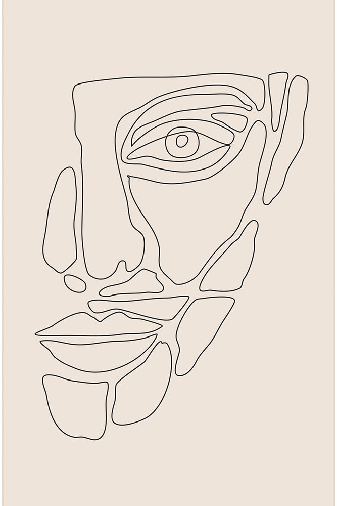 Abstract Face Lines #1