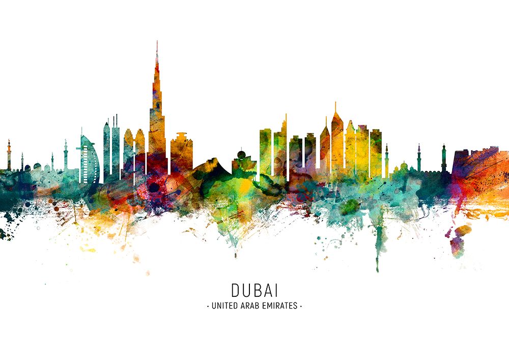 Dubai UAE Skyline