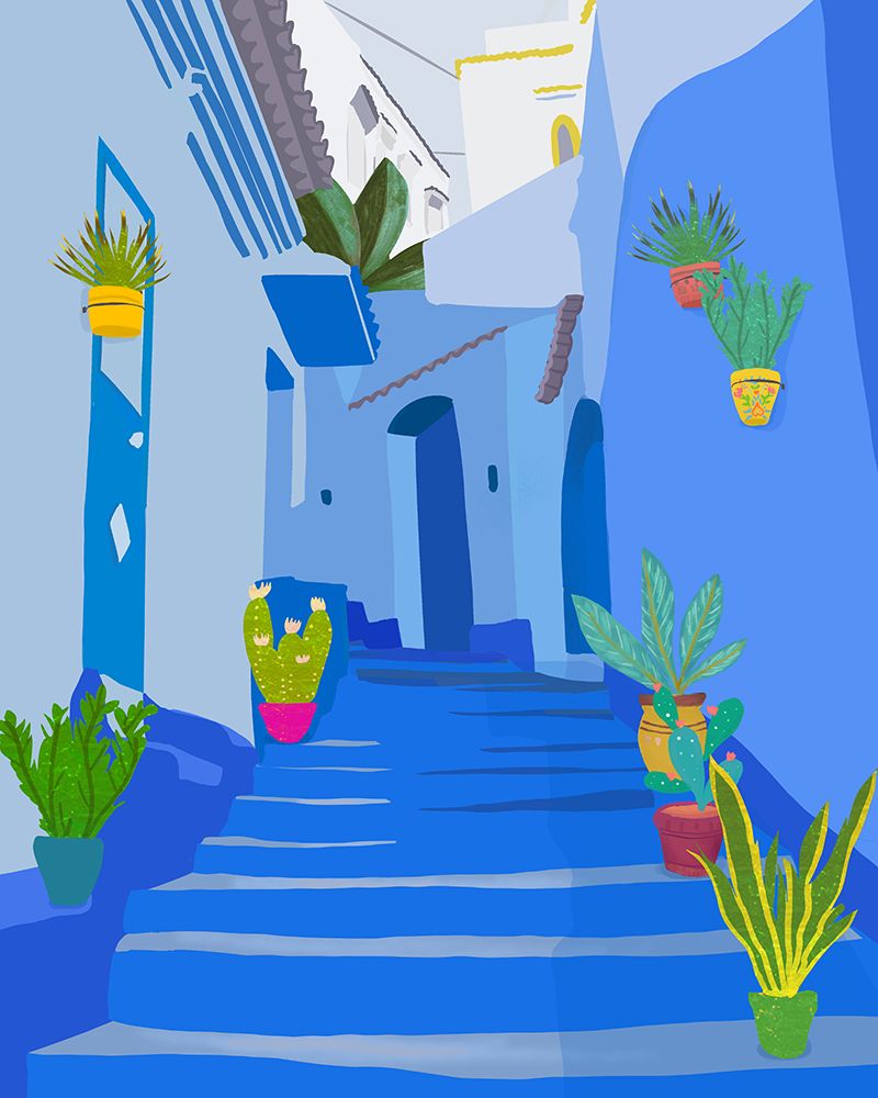 Blue city