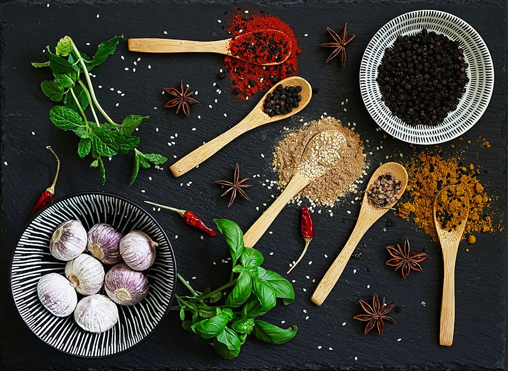 Cheerful Juicy Still-Life With Spices 1