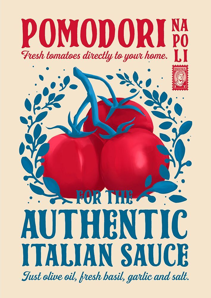 Pomodori Kitchen print