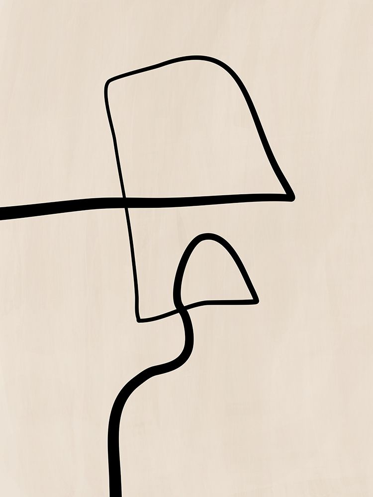 Single Black Line Artwork