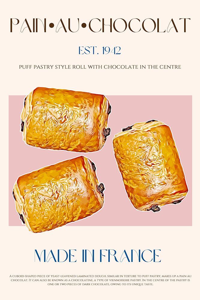 Pain Au Chocolat Print