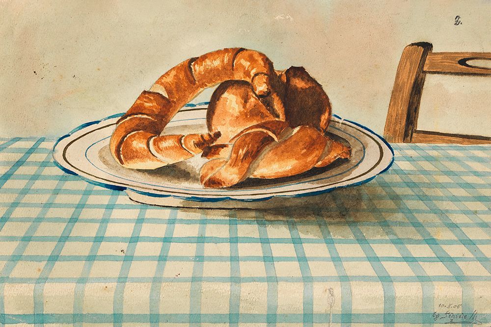 Still Life With Pastry Plate